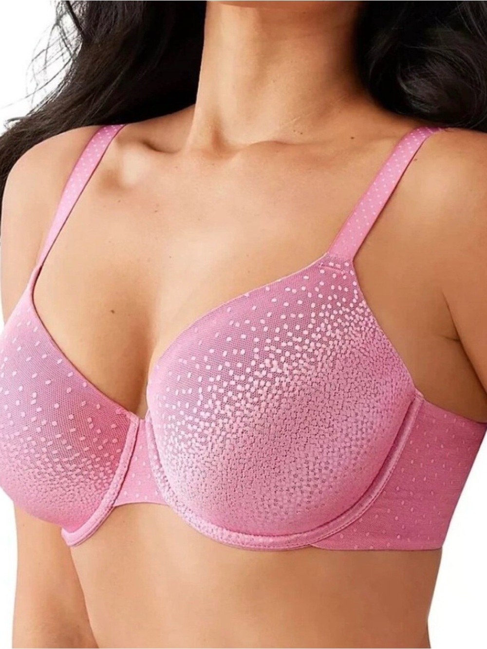 Wacoal Sz 36 D #853303 Back Appeal Underwire Bra Pink NWT
